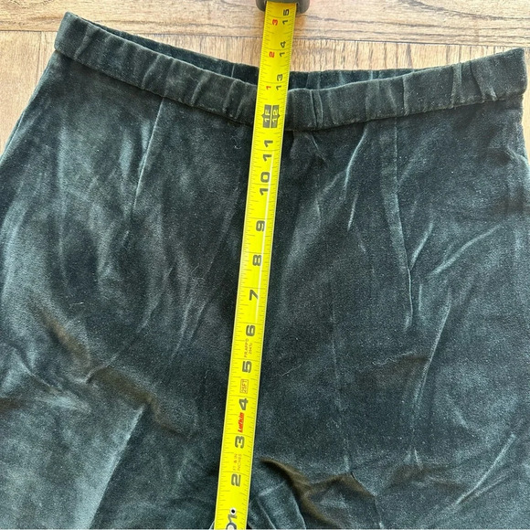 Pendleton Vintage Wool Velvet Green Dress Pants Size 10 - Picture 4 of 9